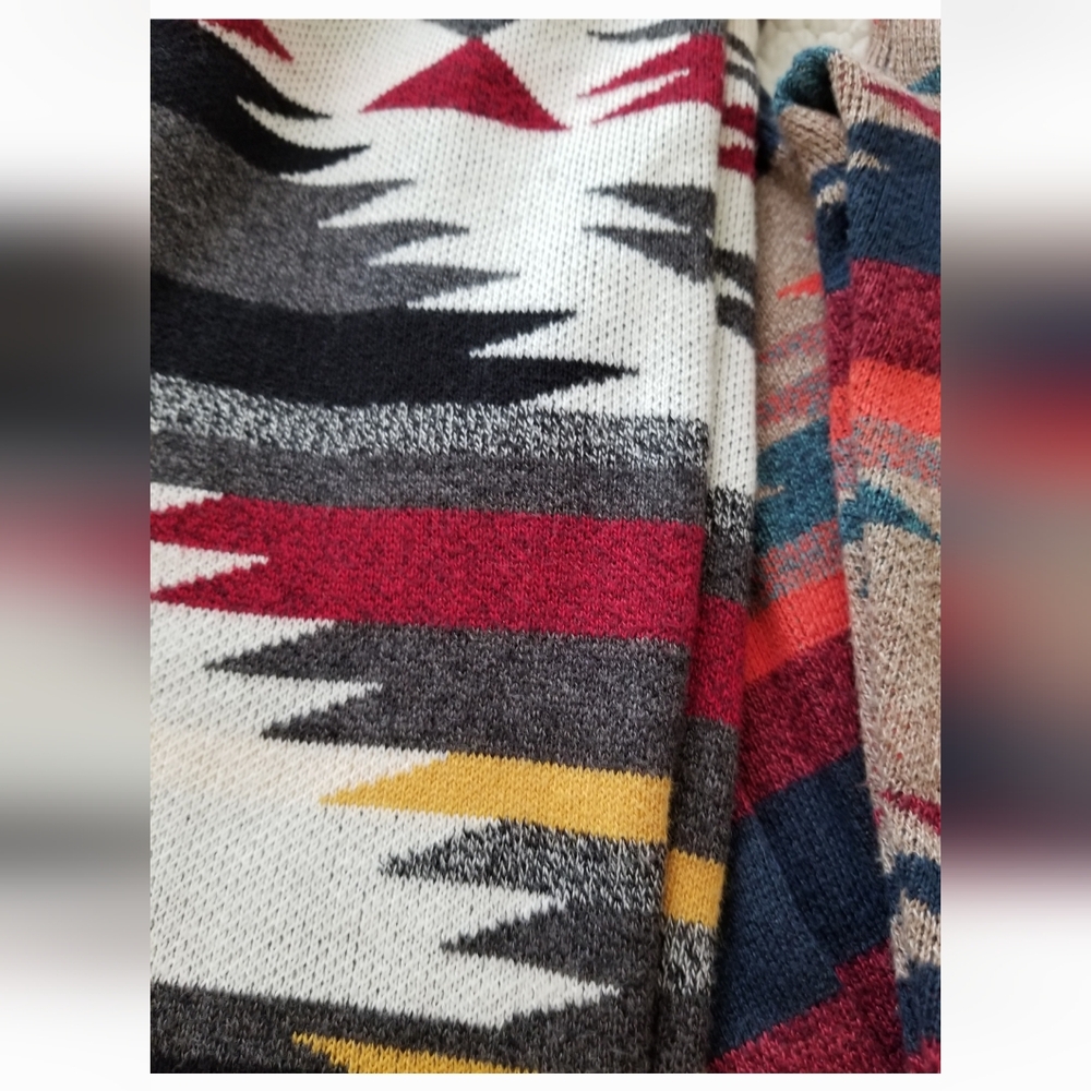 American Eagle Colorful Patterned Sweater Legging… - image 6